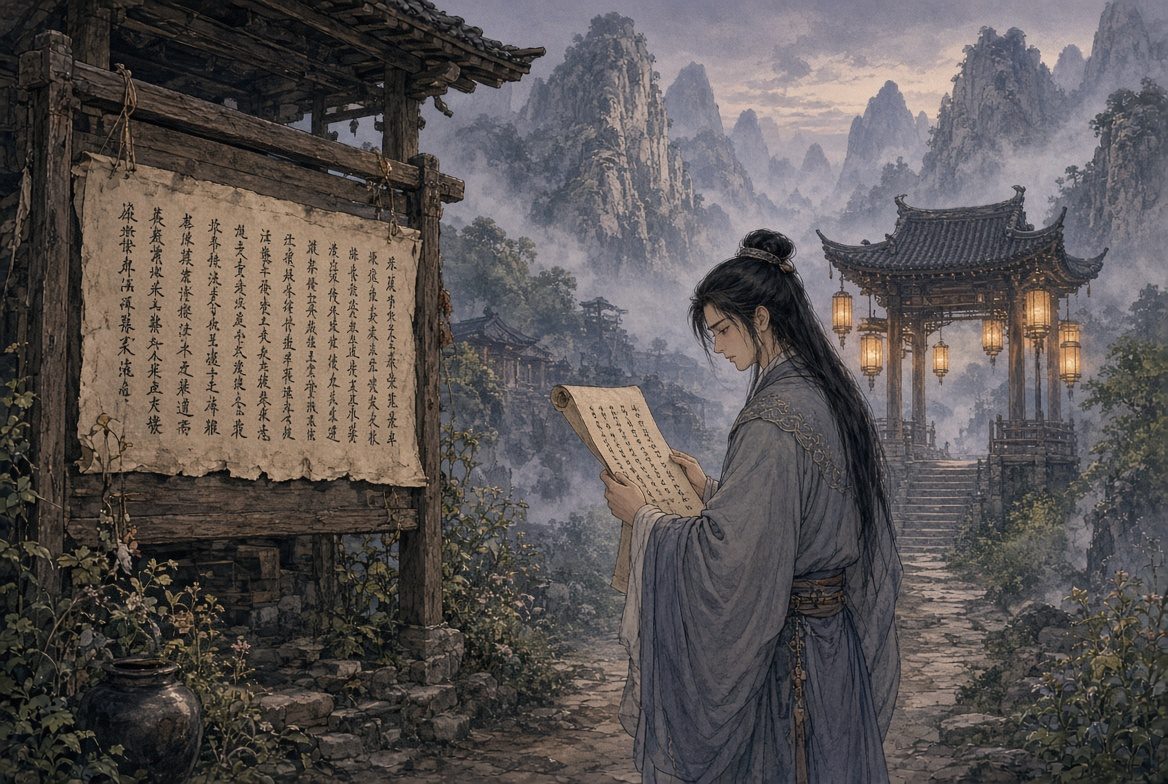 告示来迟,灯笼已经挪到新门,对应说明写晚了