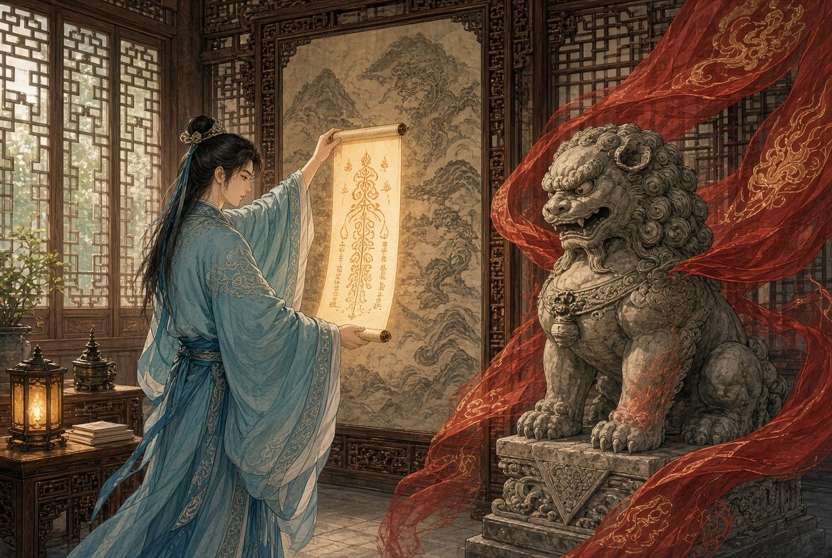 窗下弟子张贴符卷,石狮拦住红绸误报,对应 Windows 安装